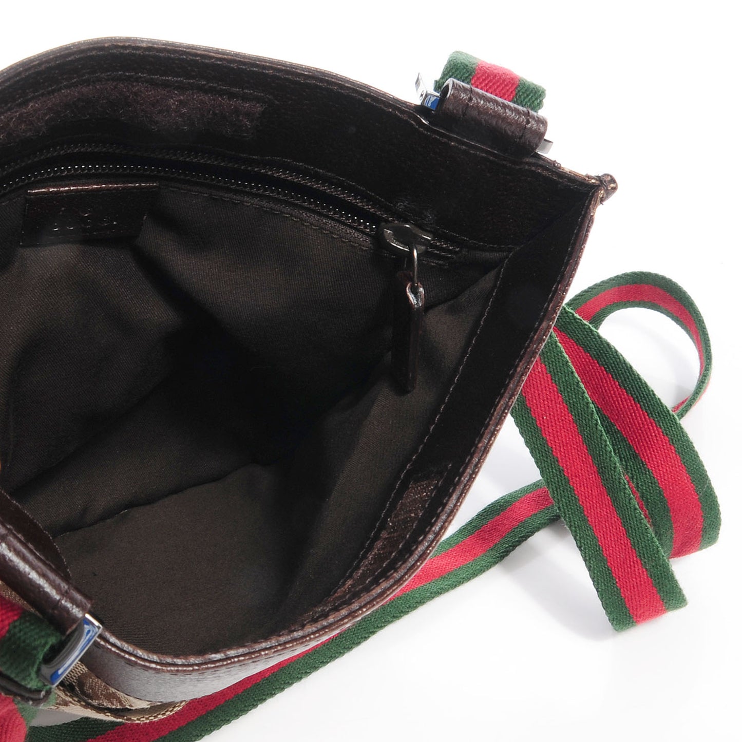 GG Monogram Messenger Crossbody Bag Brown