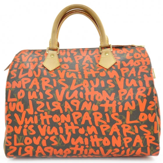 Monogram Graffiti Speedy 30 Orange