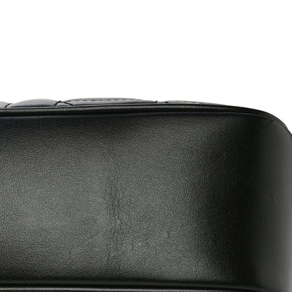 Gucci Calfskin Matelasse Aria Small GG Marmont Chain Shoulder Bag Black 13 of 13
