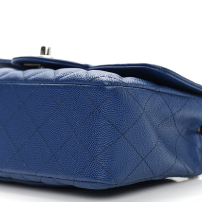 Chanel Caviar Quilted Mini Rectangular Flap Blue 10 of 11
