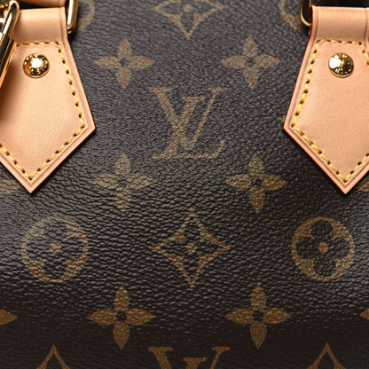 Louis Vuitton Monogram Speedy Bandouliere 20 Beige 7 of 9