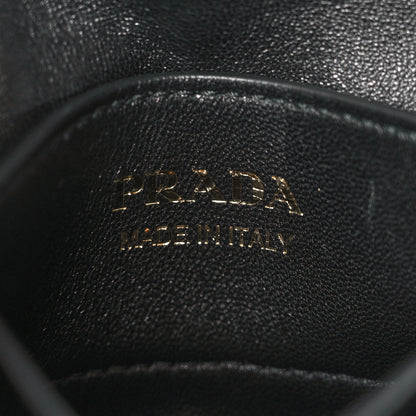 Prada Saffiano Cuir Mini Double Bag Black 8 of 11