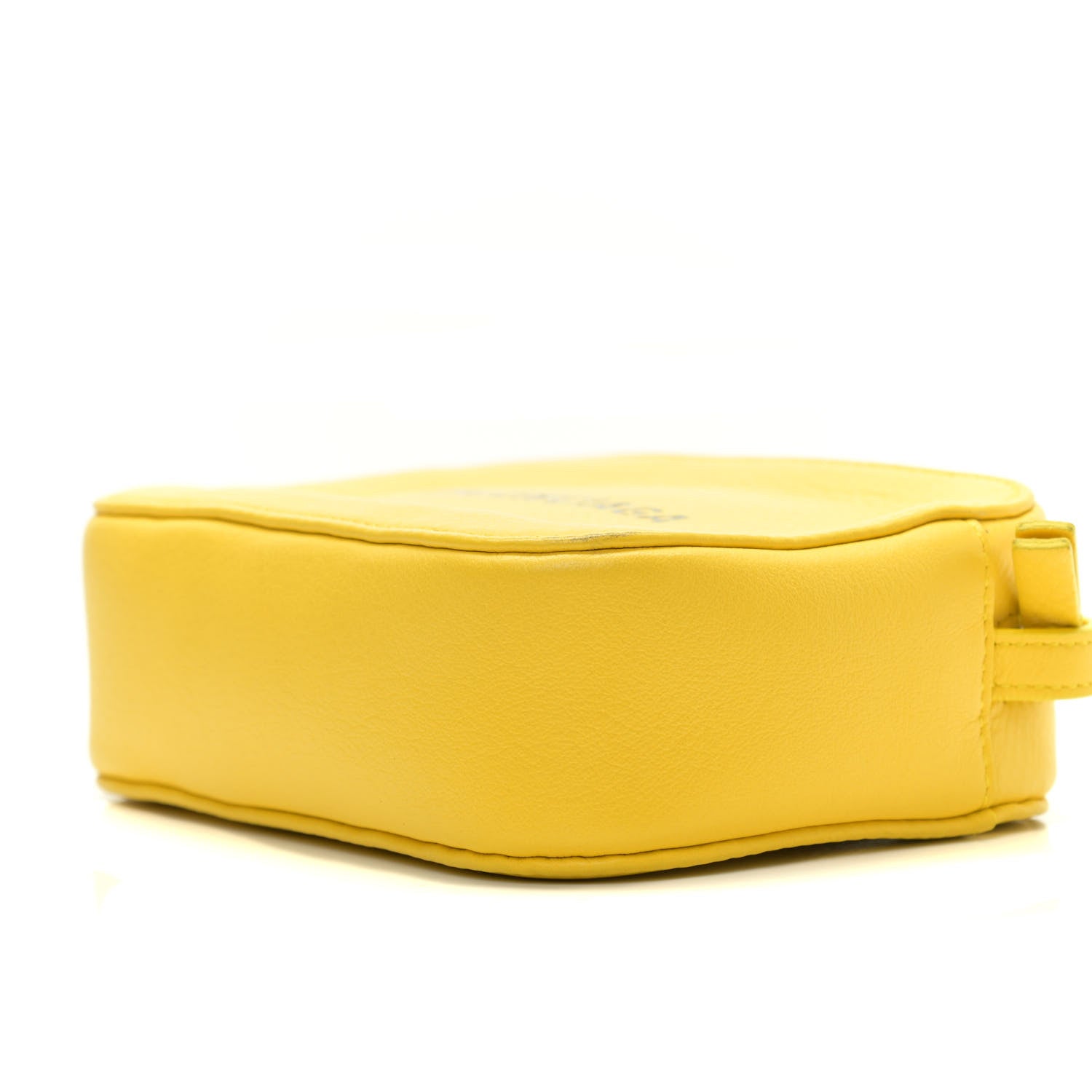 Balenciaga Smooth Calfskin Logo XS Everyday Camera Bag Jaune Soleil Black 9 of 10