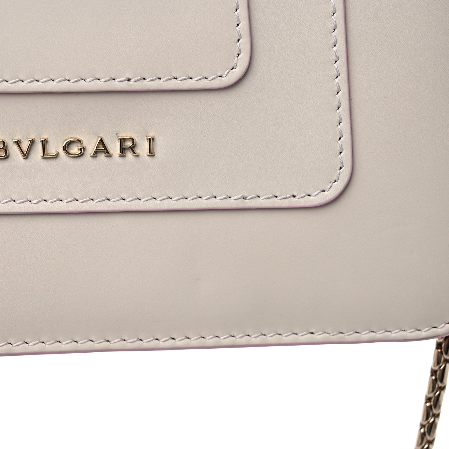 Calfskin Serpenti Forever Top Handle White
