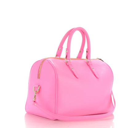 Versace Calfskin Palazzo Duffle Bag Pink 3 of 9