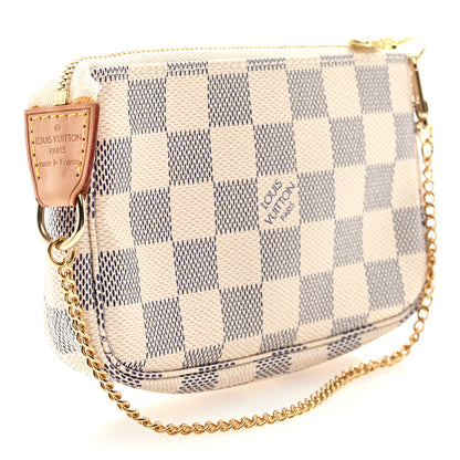 Louis Vuitton Damier Azur Mini Pochette Accessories 3 of 8