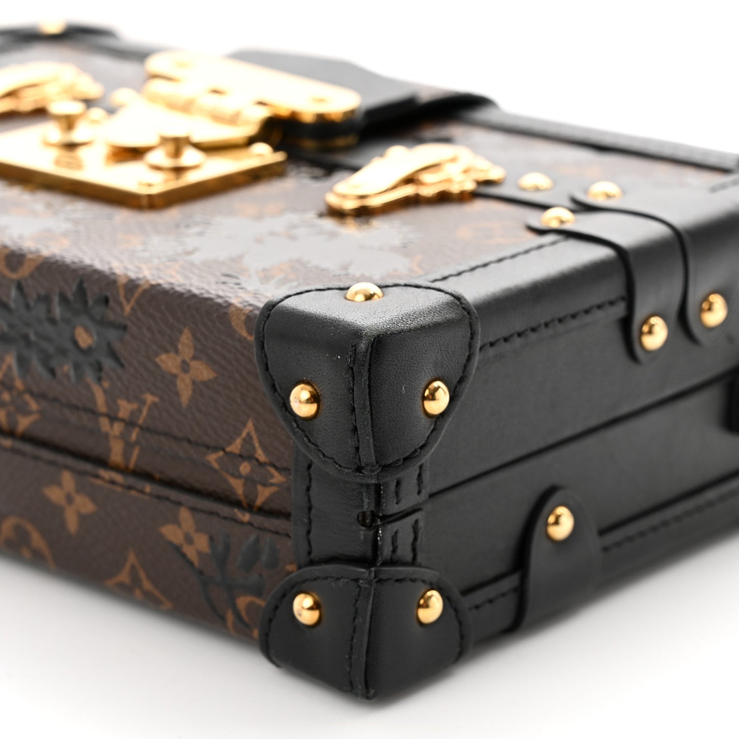 Monogram Blossom Petite Malle Black