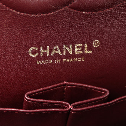 Chanel Lambskin Quilted Medium Double Flap Black 6 of 14