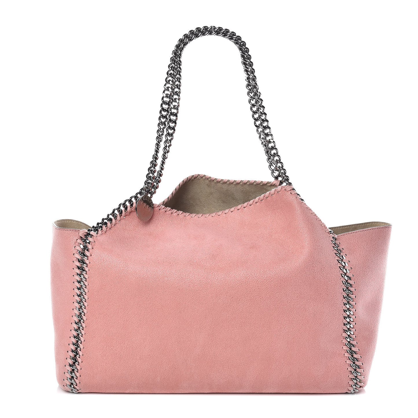 Shaggy Deer Falabella Reversible Tote Blush Pink Beige