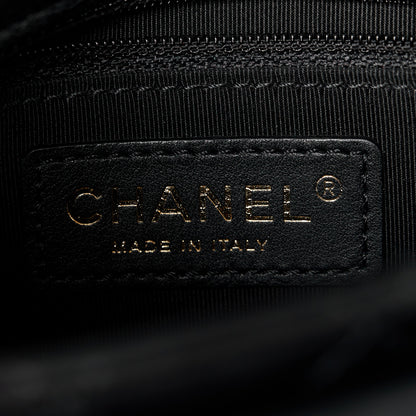 Chanel Grained Calfskin Quilted Messenger Flap Black 6 of 10