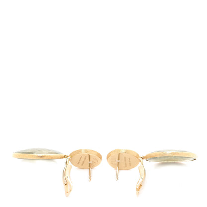 Marco Bicego 18K Yellow Gold Yellow Green Sapphire Drop Earrings 3 of 6
