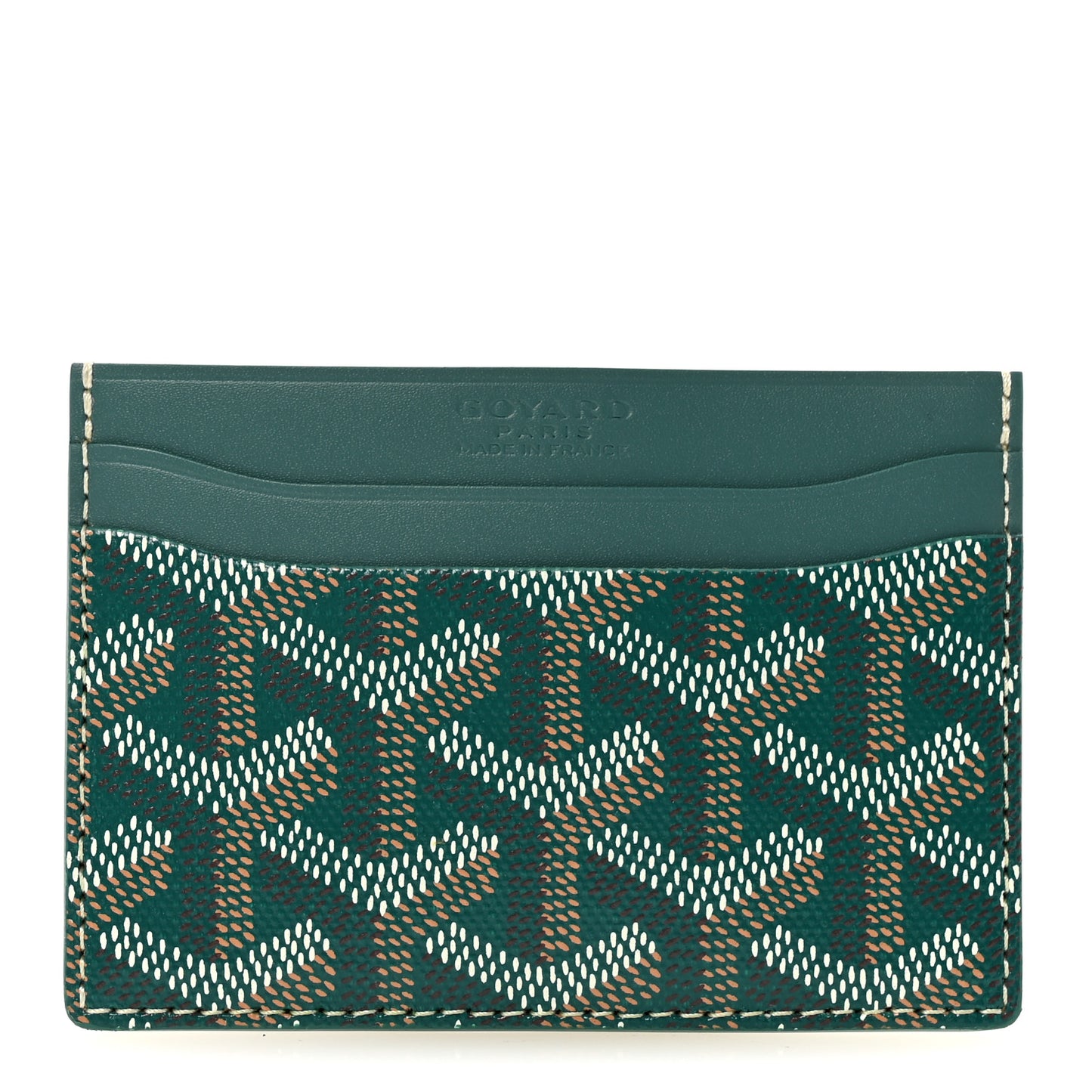 Goyardine Saint Sulpice Card Holder Green