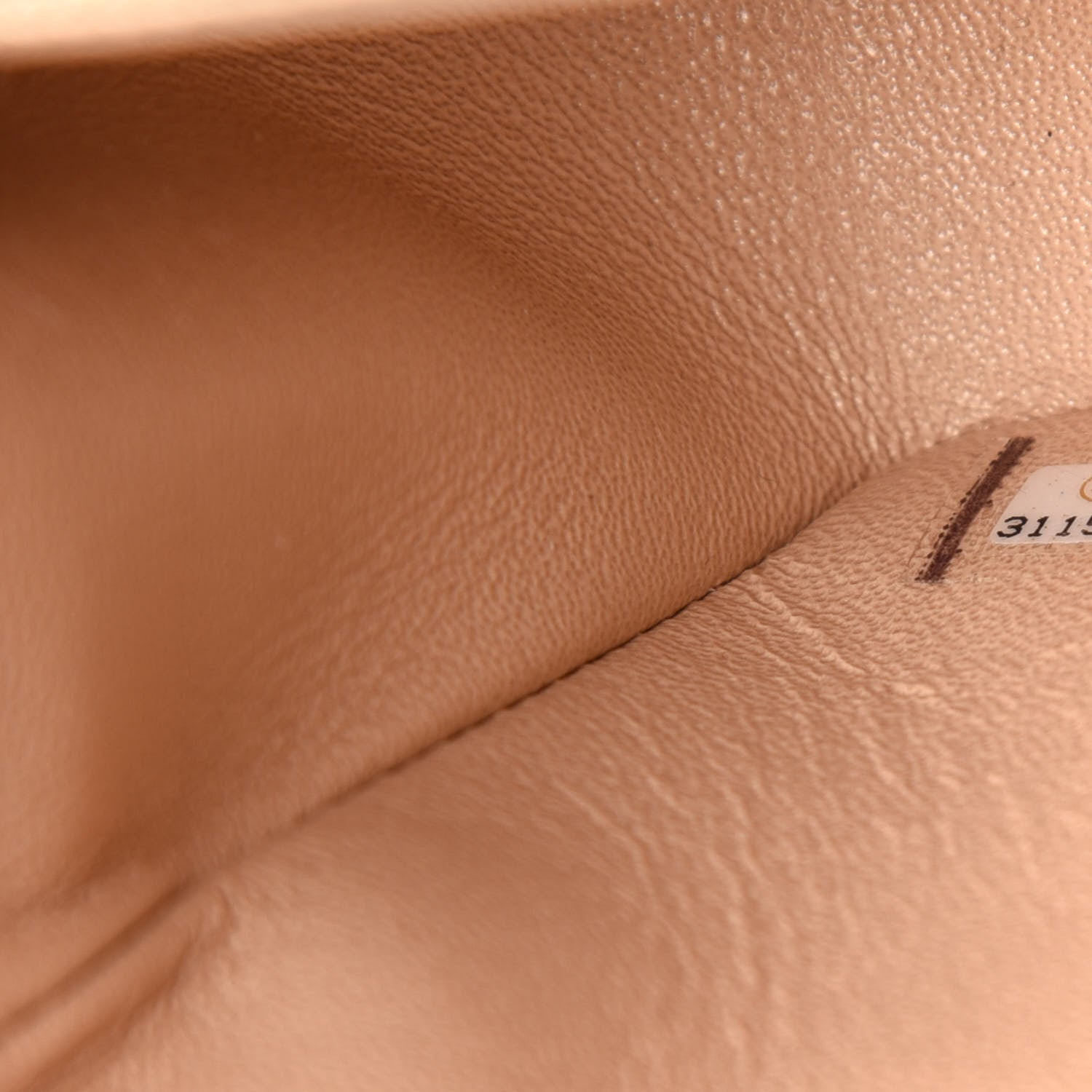 Chanel Iridescent Calfskin Quilted Mini Rectangular Flap Beige 9 of 10