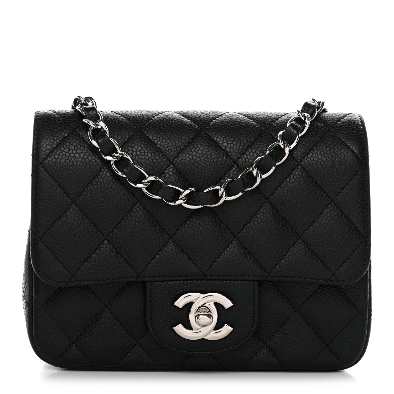 Chanel Caviar Quilted Mini Square Flap Black 1 of 10