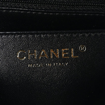 Chanel Lambskin Quilted Mini Crystal Top Handle Rectangular Flap Black 7 of 9