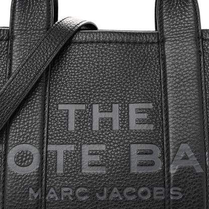 Marc Jacobs Grained Calfskin Small The Tote Bag Black 8 of 14