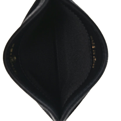 Chanel Caviar Camellia Embossed Card Holder Black 5 of 7