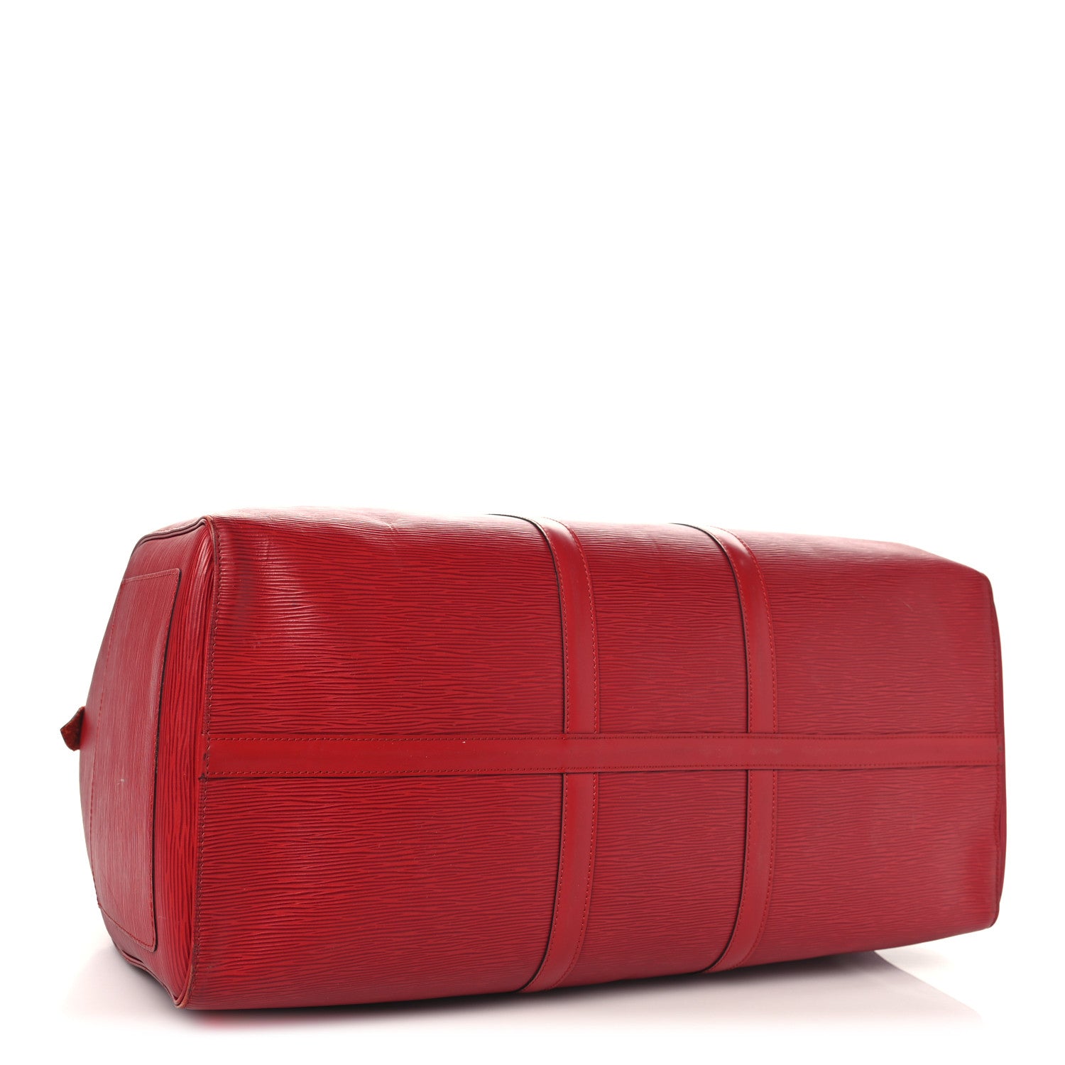 Louis Vuitton Epi Keepall 55 Castillan Red 3 of 12