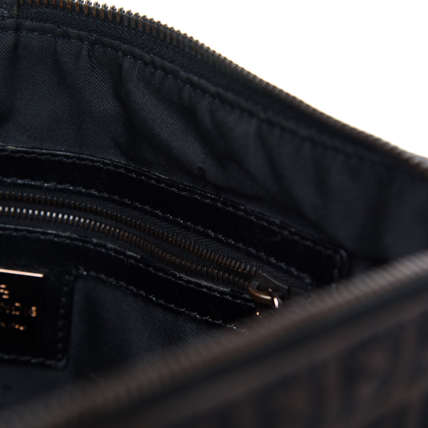 Fendi Zucchino Tote Black 11 of 13