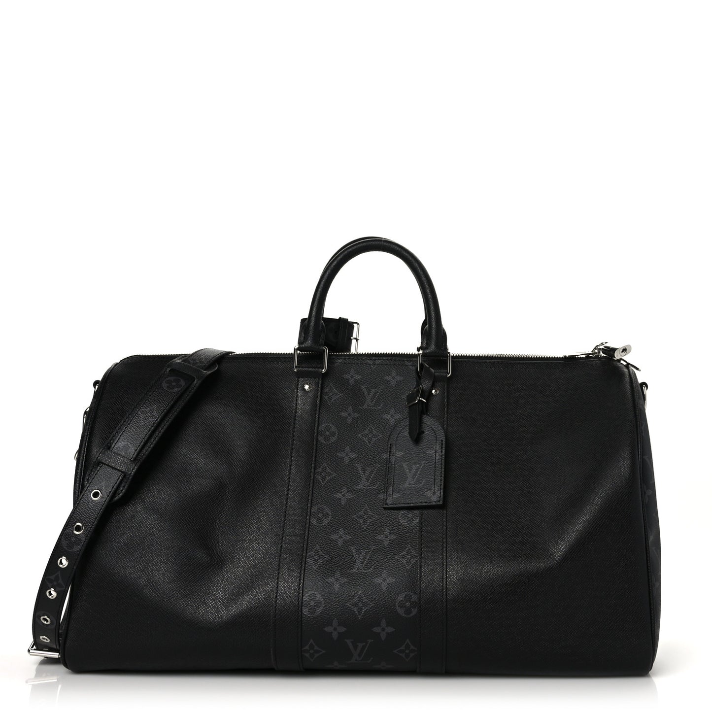 Taiga Monogram Eclipse Keepall Bandouliere 50 Black
