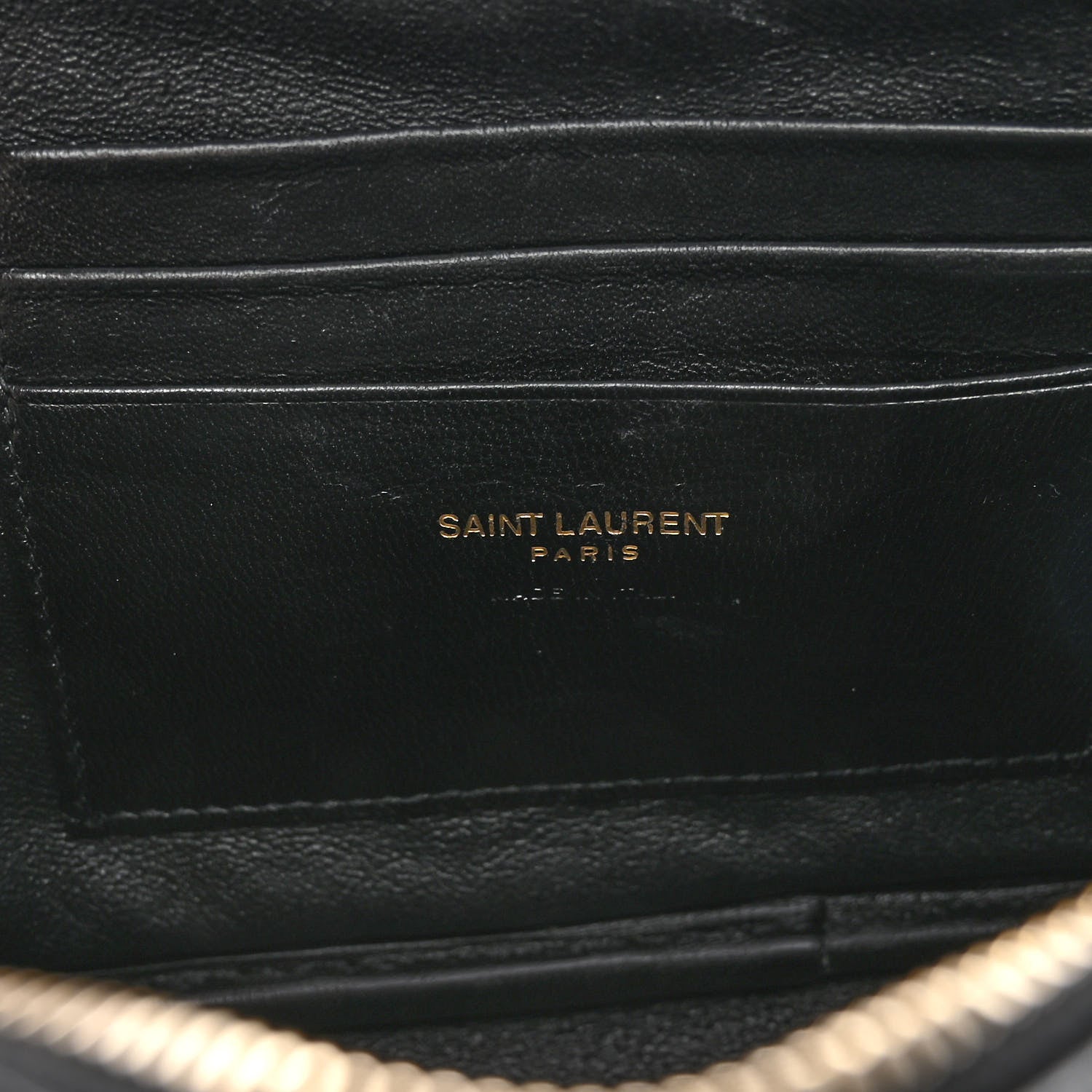 Saint Laurent Grain De Poudre Matelasse Monogram Mini Lou Camera Bag Black 6 of 9