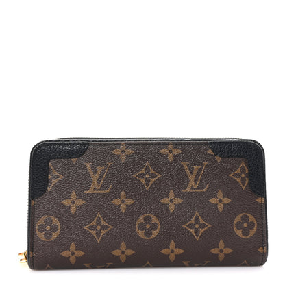 Louis Vuitton Monogram Zippy Retiro Wallet Black 1 of 6