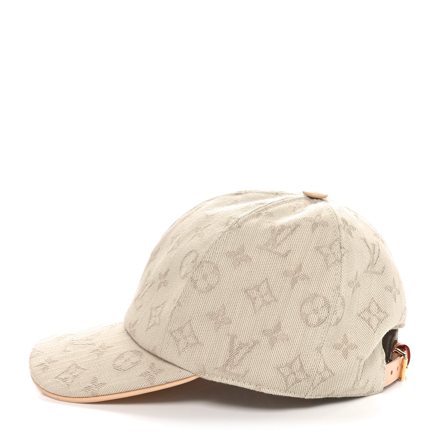 Cotton Monogram Essential Cap Beige