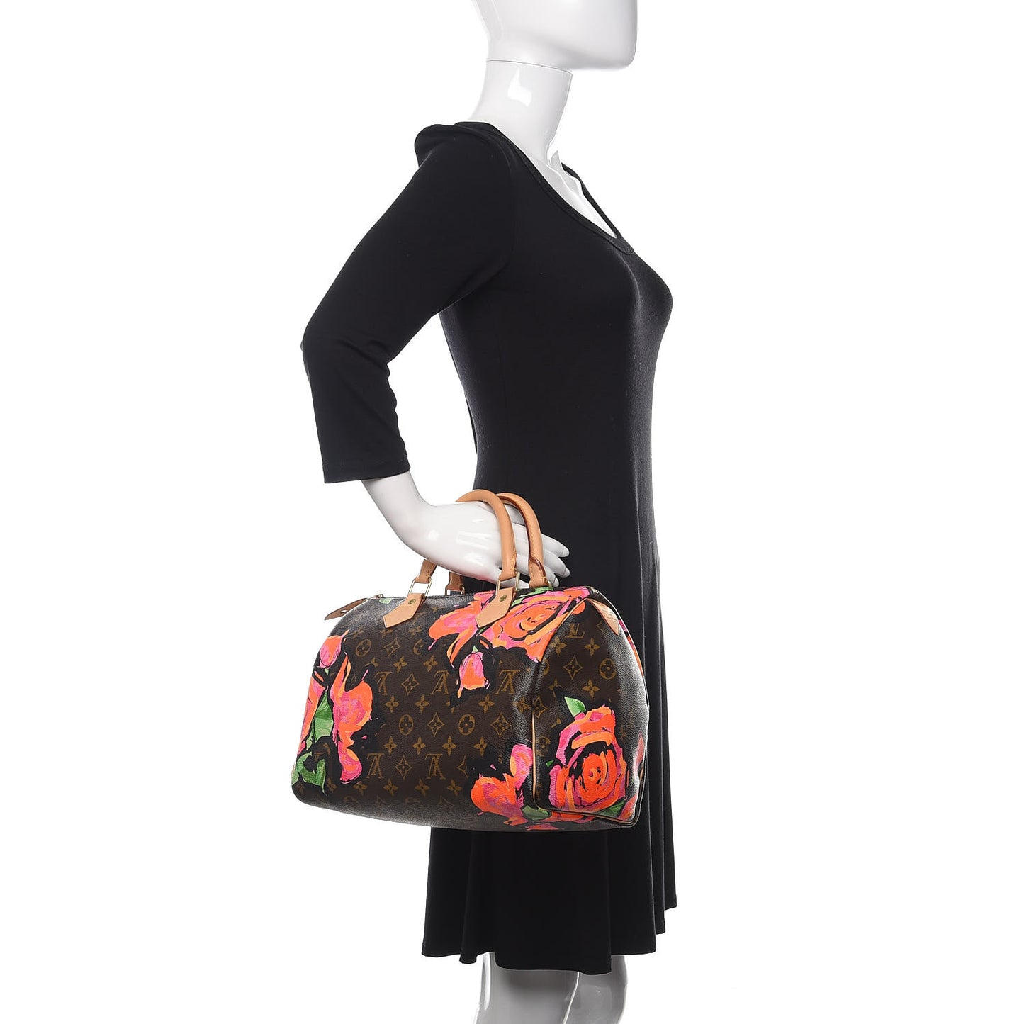 Monogram Roses Speedy 30