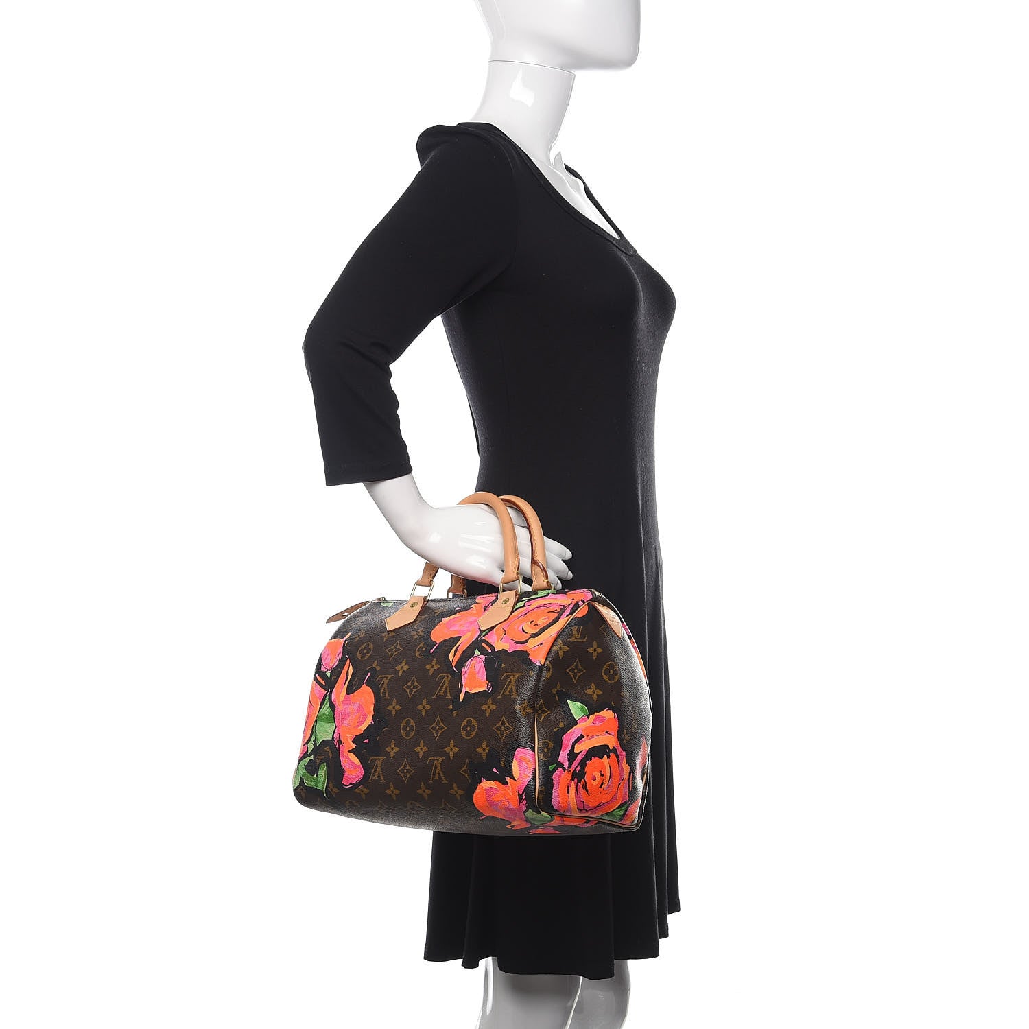 Louis Vuitton Monogram Roses Speedy 30 1 of 10