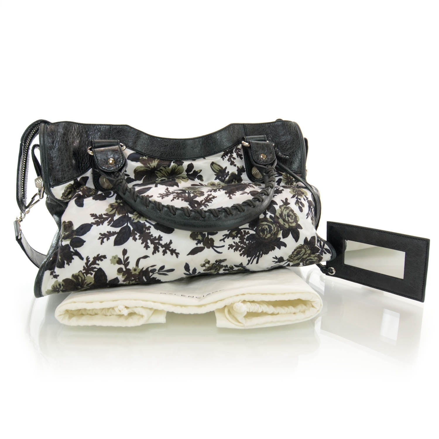 Balenciaga Agneau Floral Giant City Black 3 of 10