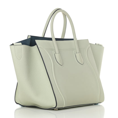 Celine Baby Grained Calfskin Medium Phantom Luggage Jade 3 of 11