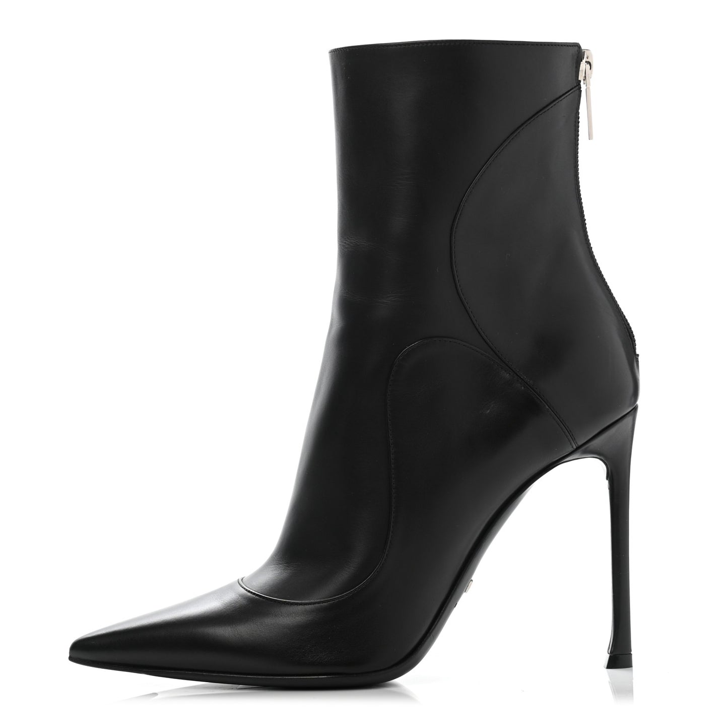 Calfskin Boots 38.5 Black