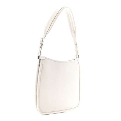 Gucci Calfskin Horsebit Slim Shoulder Bag White 3 of 13