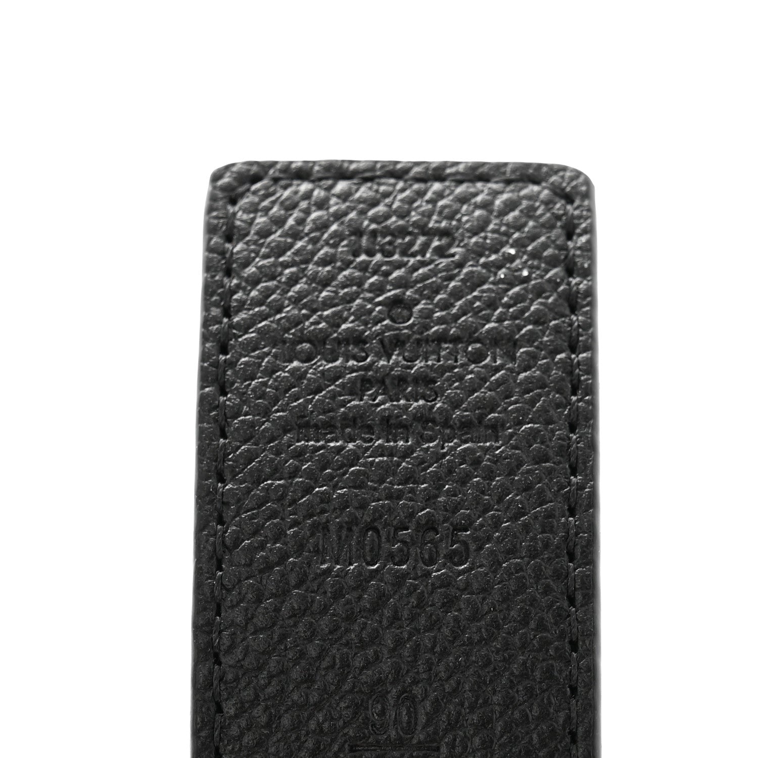 Louis Vuitton Calfskin Monogram 20mm LV Iconic Reversible Belt 90 36 Black 6 of 8
