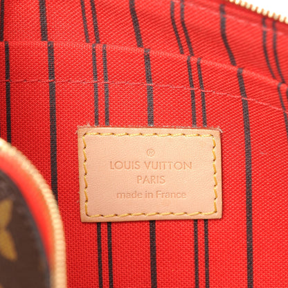 Louis Vuitton Monogram Neverfull MM GM Pochette Cherry 6 of 7