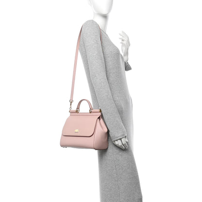 Dolce & Gabbana Dauphine Medium Miss Sicily Satchel Pink 2 of 12