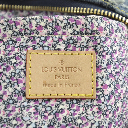 Louis Vuitton Denim Patchwork Speedy 30 Blue 7 of 8