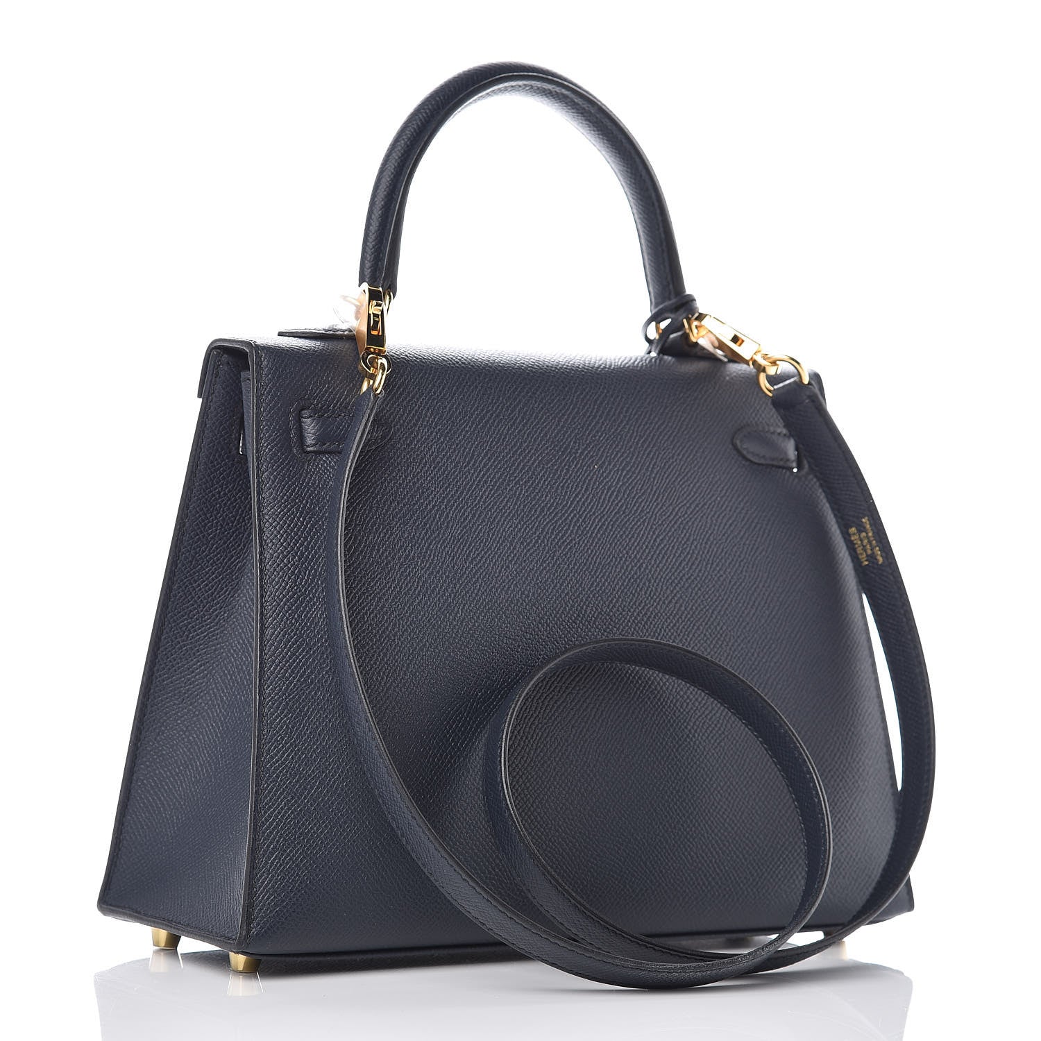 Hermes Epsom Kelly Sellier 25 Bleu Indigo 3 of 43