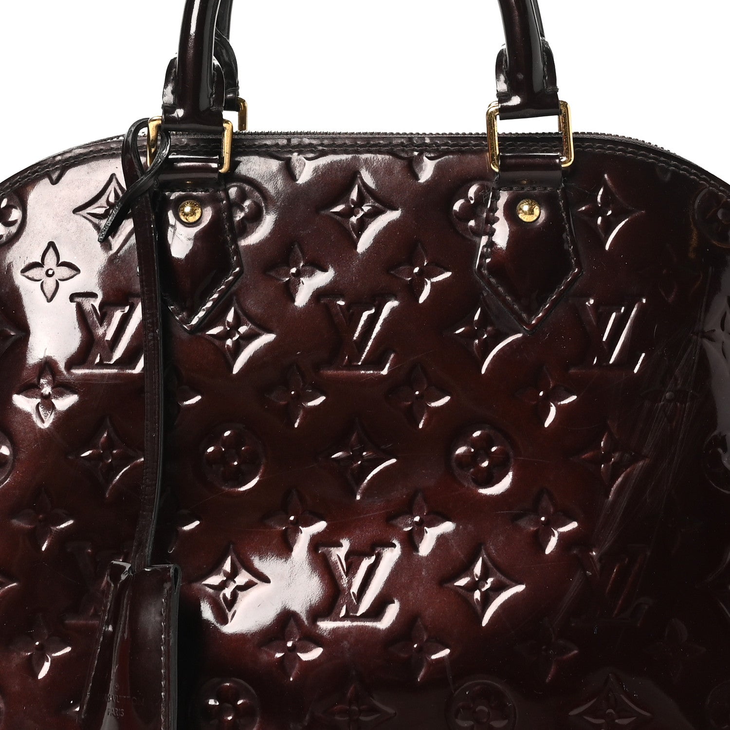 Louis Vuitton Vernis Alma PM Amarante 7 of 10