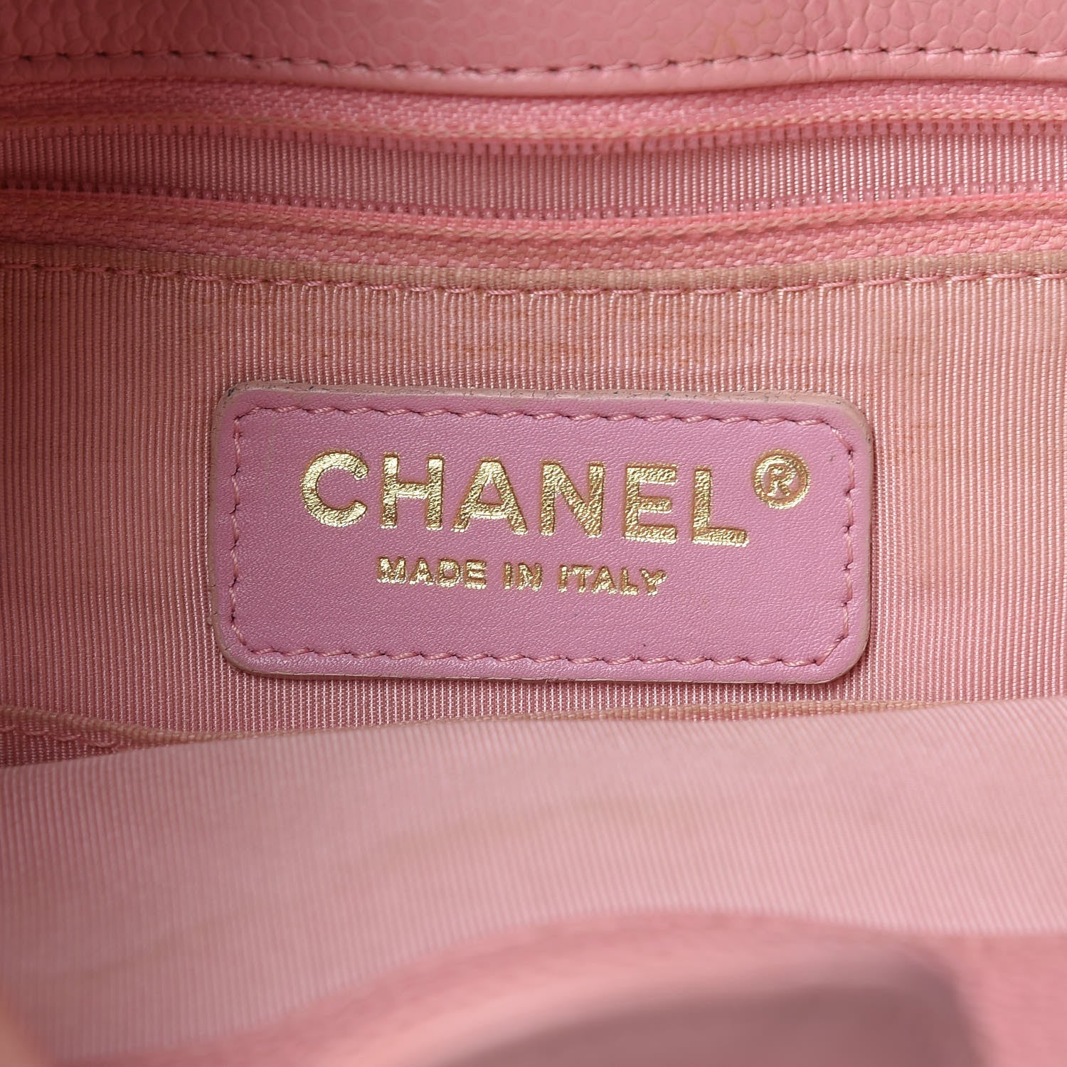 Chanel Caviar Quilted Petit Shopping Tote PST Pink 6 of 17