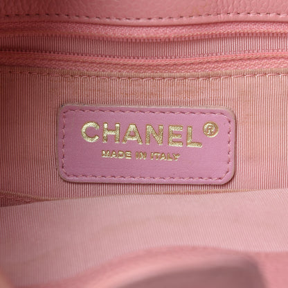 Chanel Caviar Quilted Petit Shopping Tote PST Pink 6 of 17