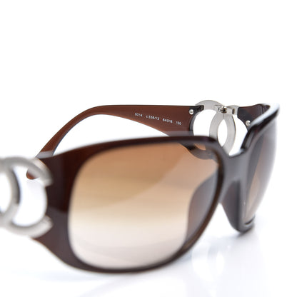 Chanel CC Sunglasses 6014 Brown 6 of 8