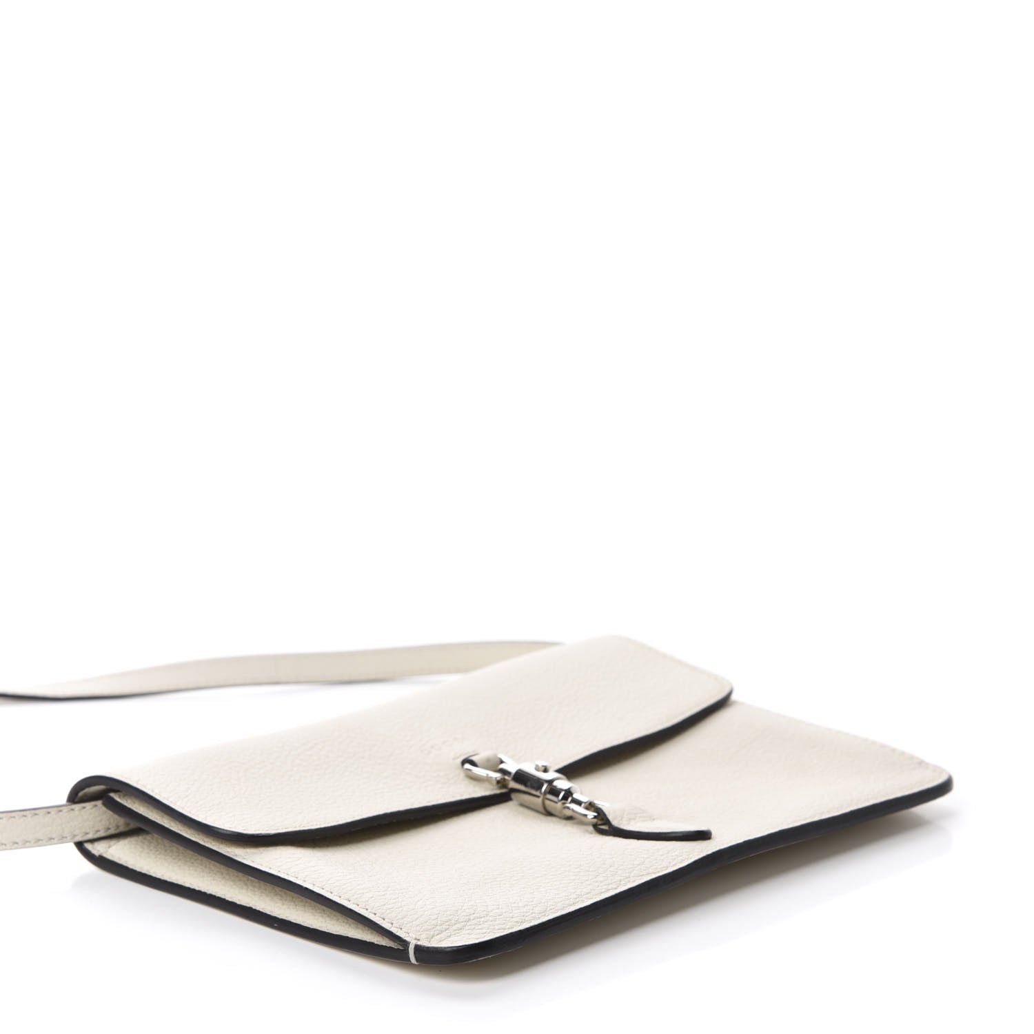 Gucci Grand Prix Calfskin Jackie Convertible Shoulder Bag White 4 of 11