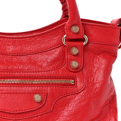Balenciaga Agneau Giant 12 Gold Hardware Town Rouge Cardinal 8 of 10