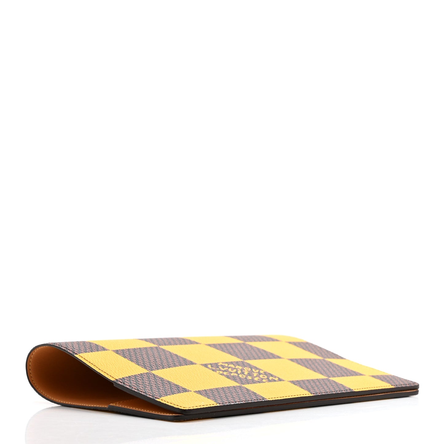 Damier Pop Auguste Notebook Cover Yellow