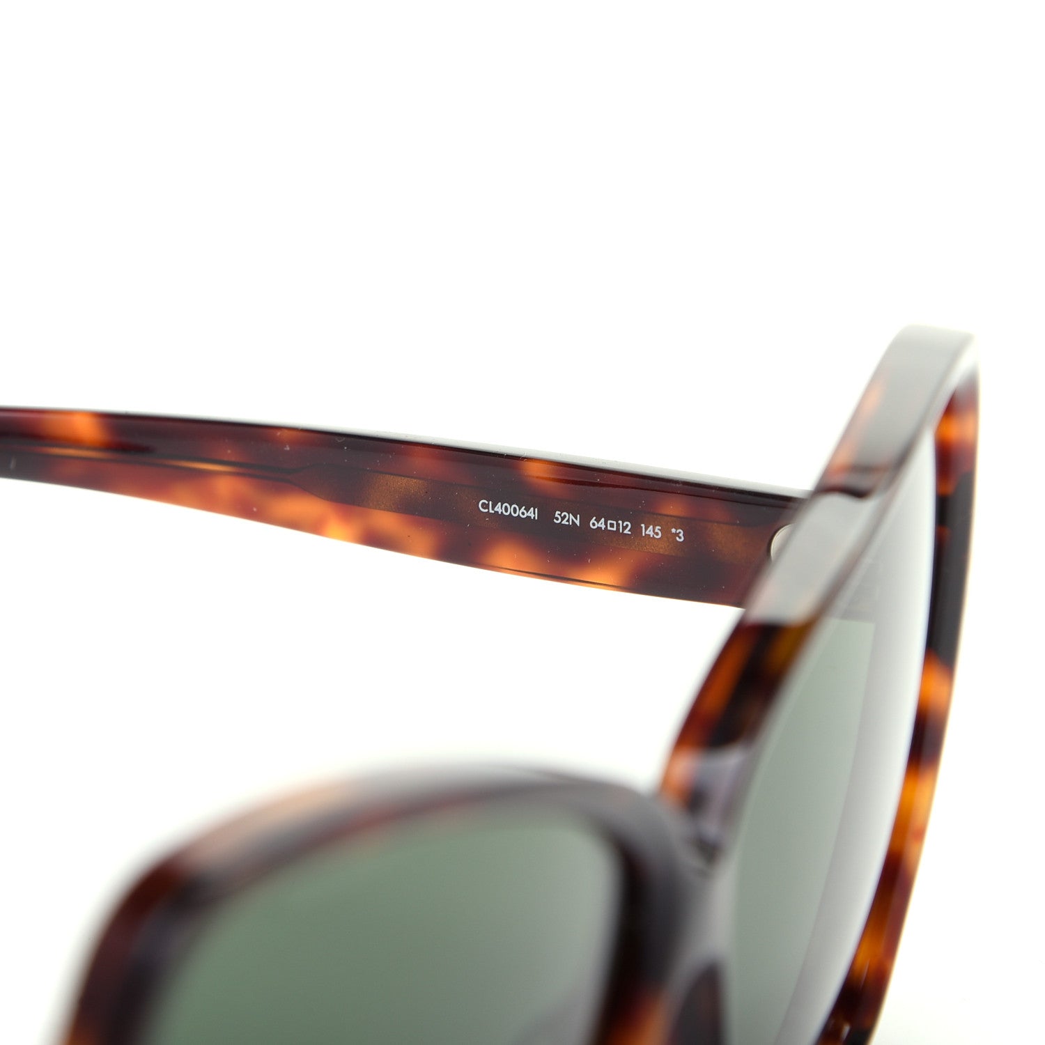 Celine Acetate Butterfly Sunglasses CL 40067I Havana 6 of 7