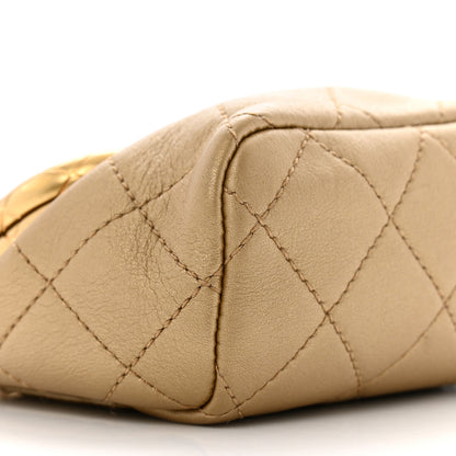 Chanel Metallic Lambskin Quilted Small My Crush Bag Gold 9 of 12