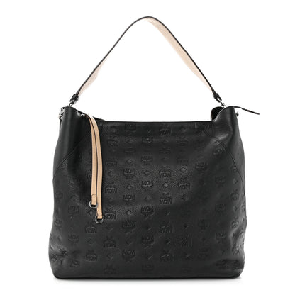 MCM Calfskin Ottomar Large Klara Hobo Black 1 of 15