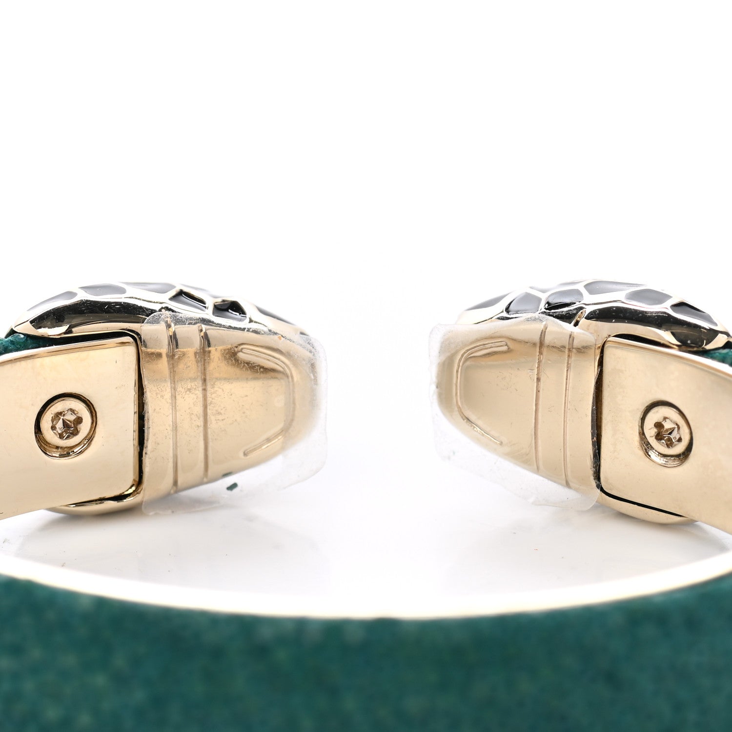 Bulgari Galuchat Serpenti Forever Bracelet Green 5 of 6
