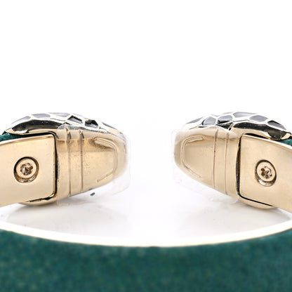 Bulgari Galuchat Serpenti Forever Bracelet Green 5 of 6
